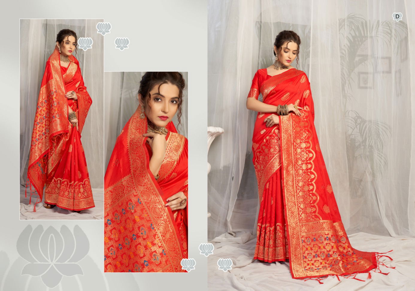 Ynf Mul Mul Banarasi Silk Sarees Catalog
